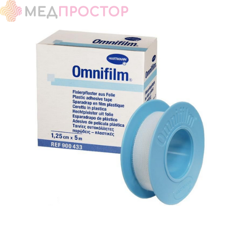 Пластырь Omnifilm из прозрачной пленки 1,25X5