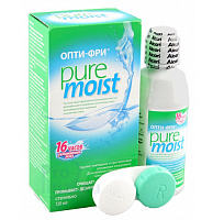 Раствор для линз OPTIFREE PURE MOIST, 120 мл